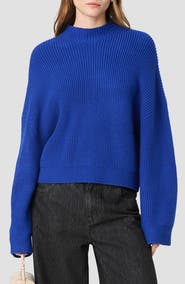 French Connection Babysoft Mock Neck Ribbed Sweater