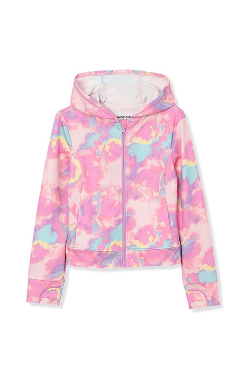 LANDS' END LANDS' END GIRLS ACTIVE ZIP UP HOODIE