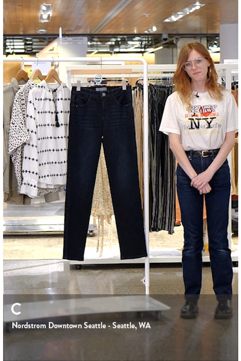 Sawyer 'Ab'Solution Straight Leg Jeans video
