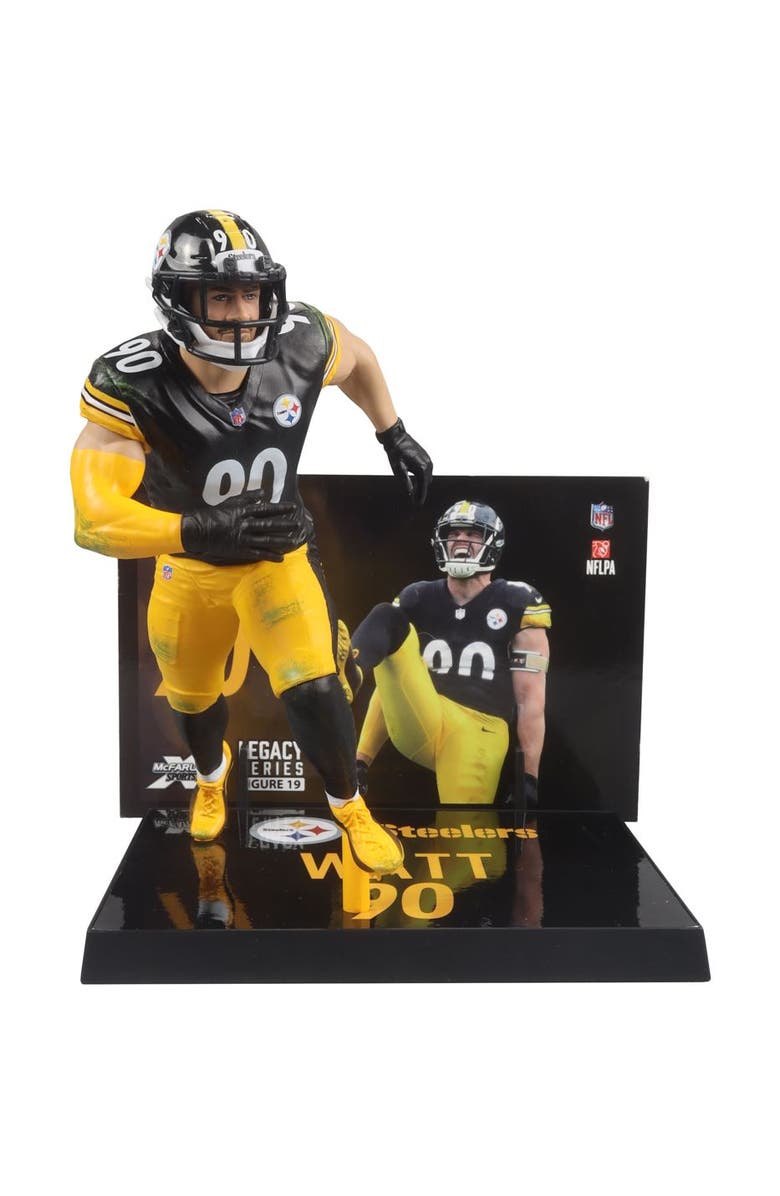 McFarlane TJ Watt (Pittsburgh Steelers) NFL 7" Figure McFarlane, Main, color, Black
