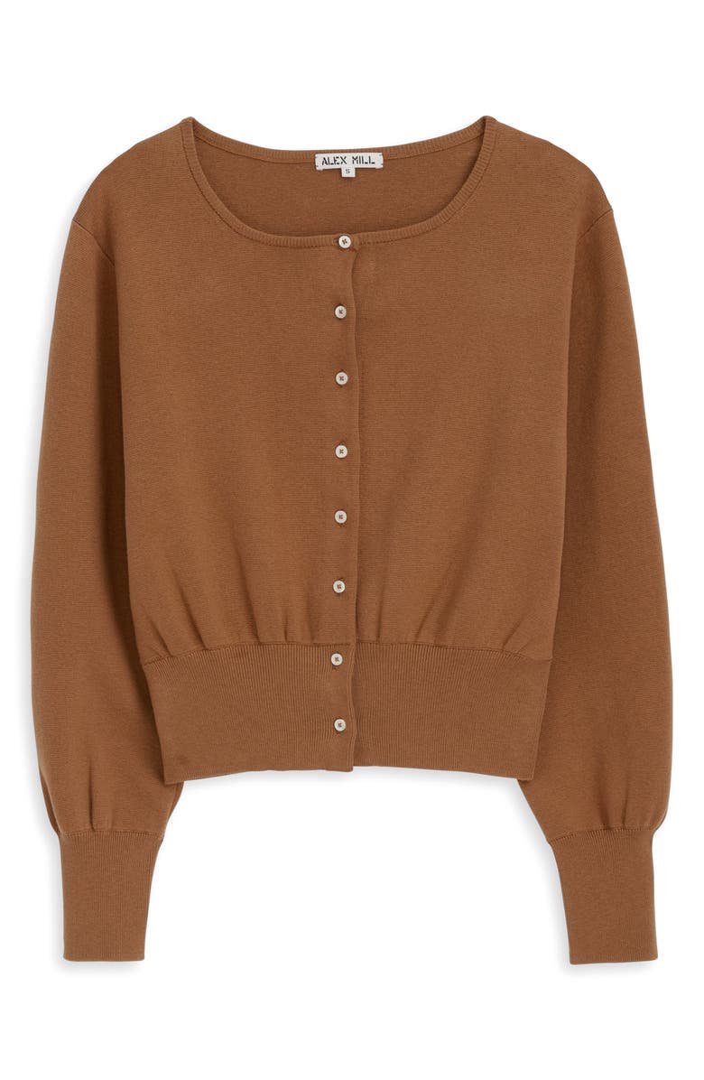 Alex Mill Louisa Cotton & Cashmere Cardigan, Alternate, color, Mochaccino