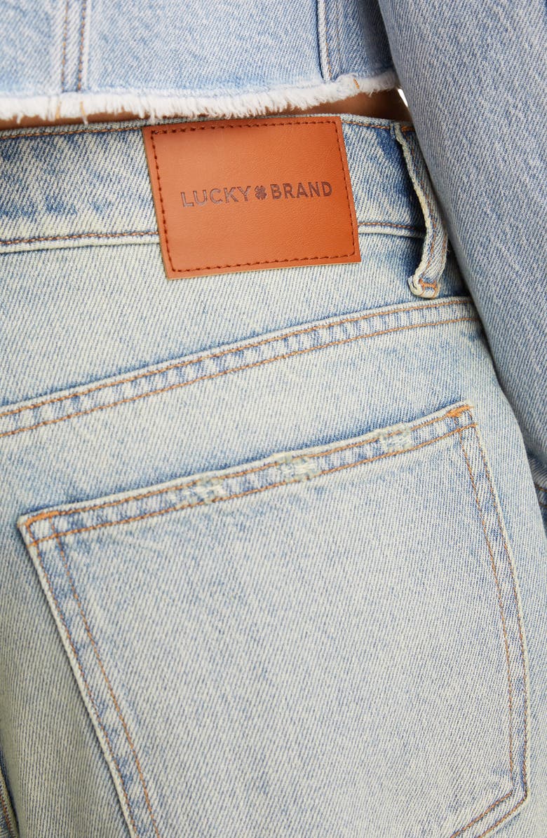 Lucky Brand Barrel Wide Leg Jeans, Alternate, color, Saddle Up Wash