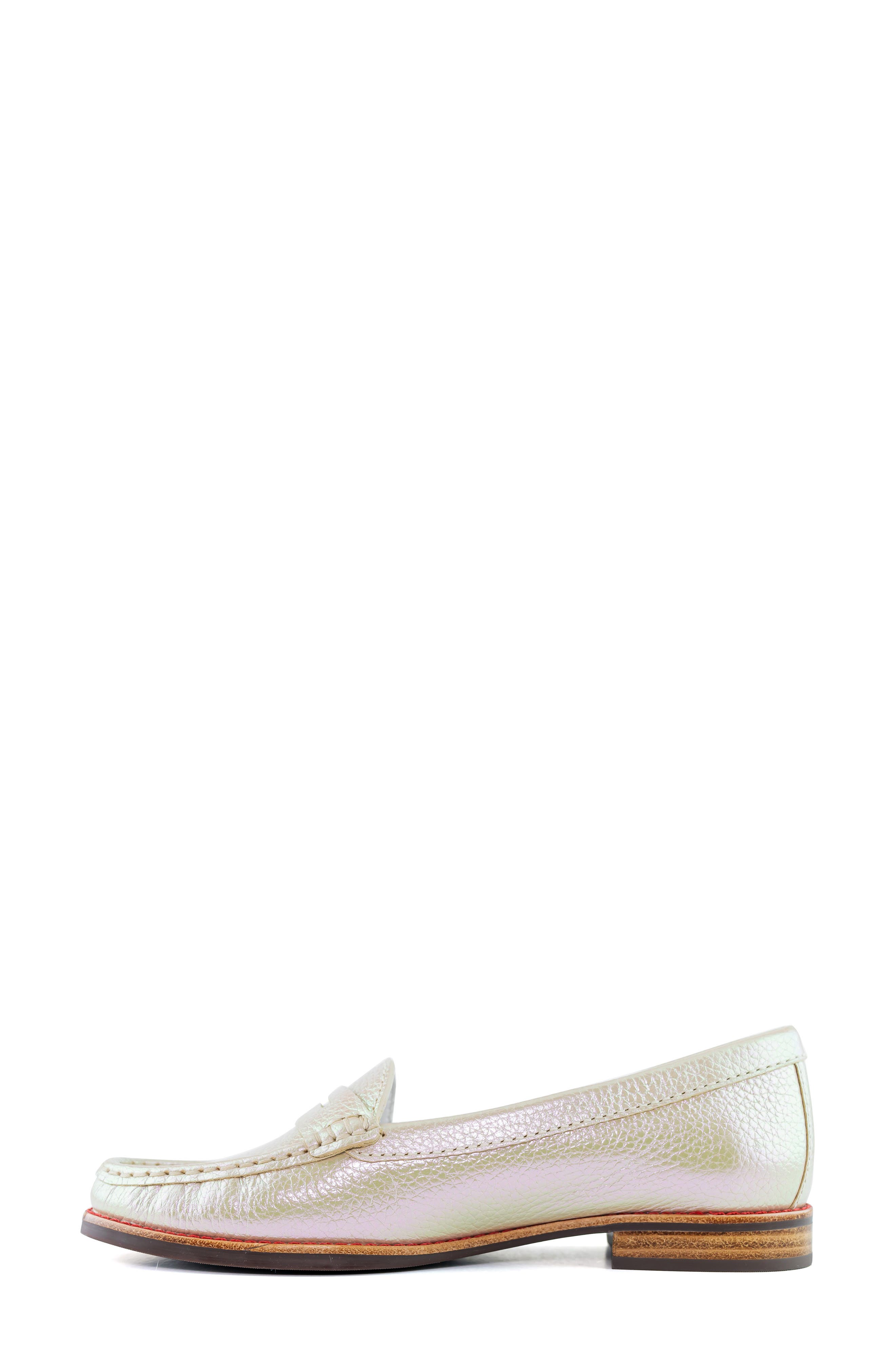 Marc Joseph New York East Village Penny Loafer, Alternate, color, Opal Glow Grainy