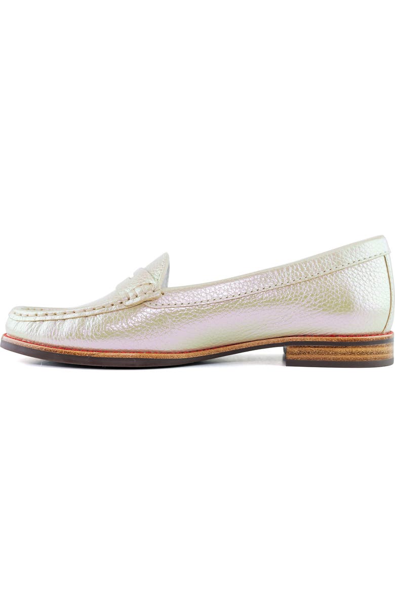 Marc Joseph New York East Village Penny Loafer, Alternate, color, Opal Glow Grainy