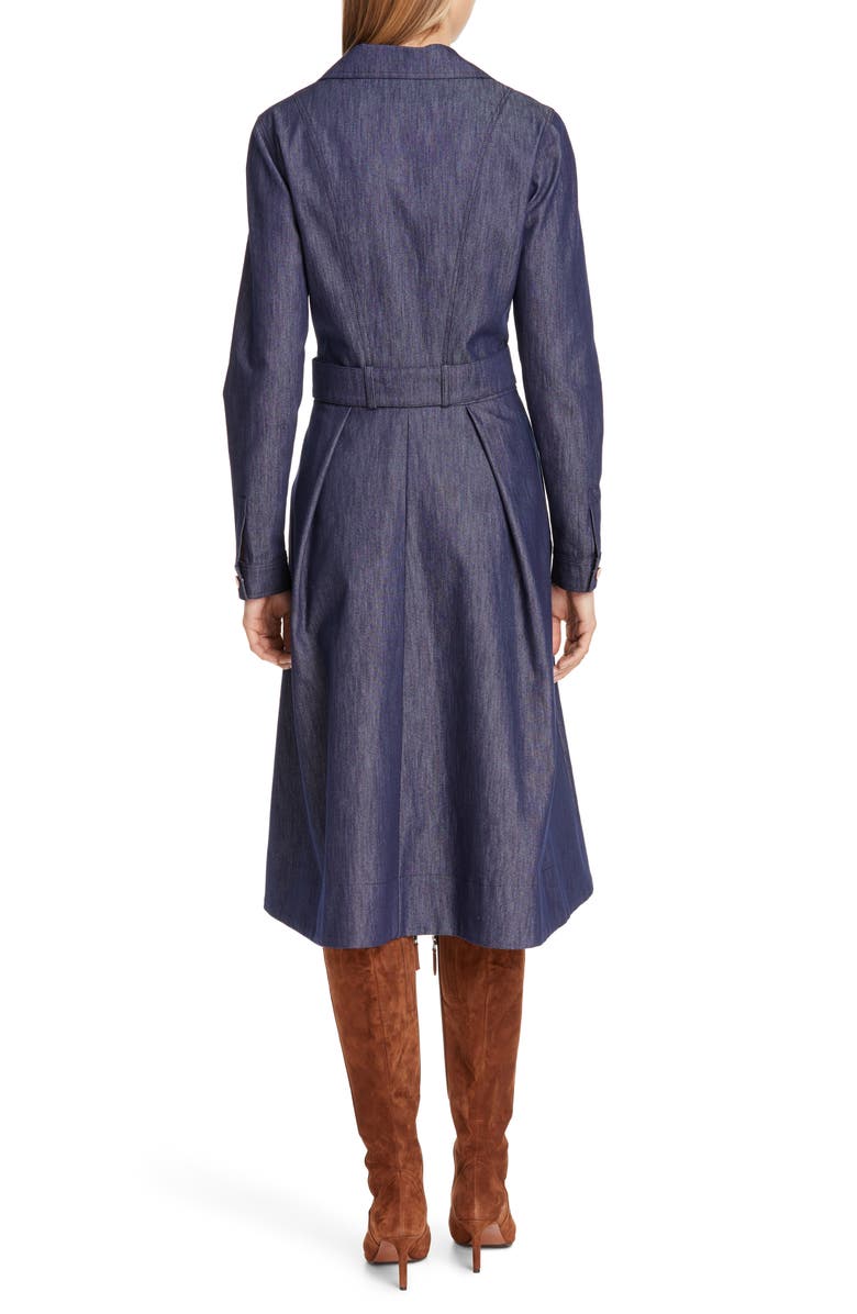 Tommy x Zendaya Belted Denim Dress, Alternate, color, 