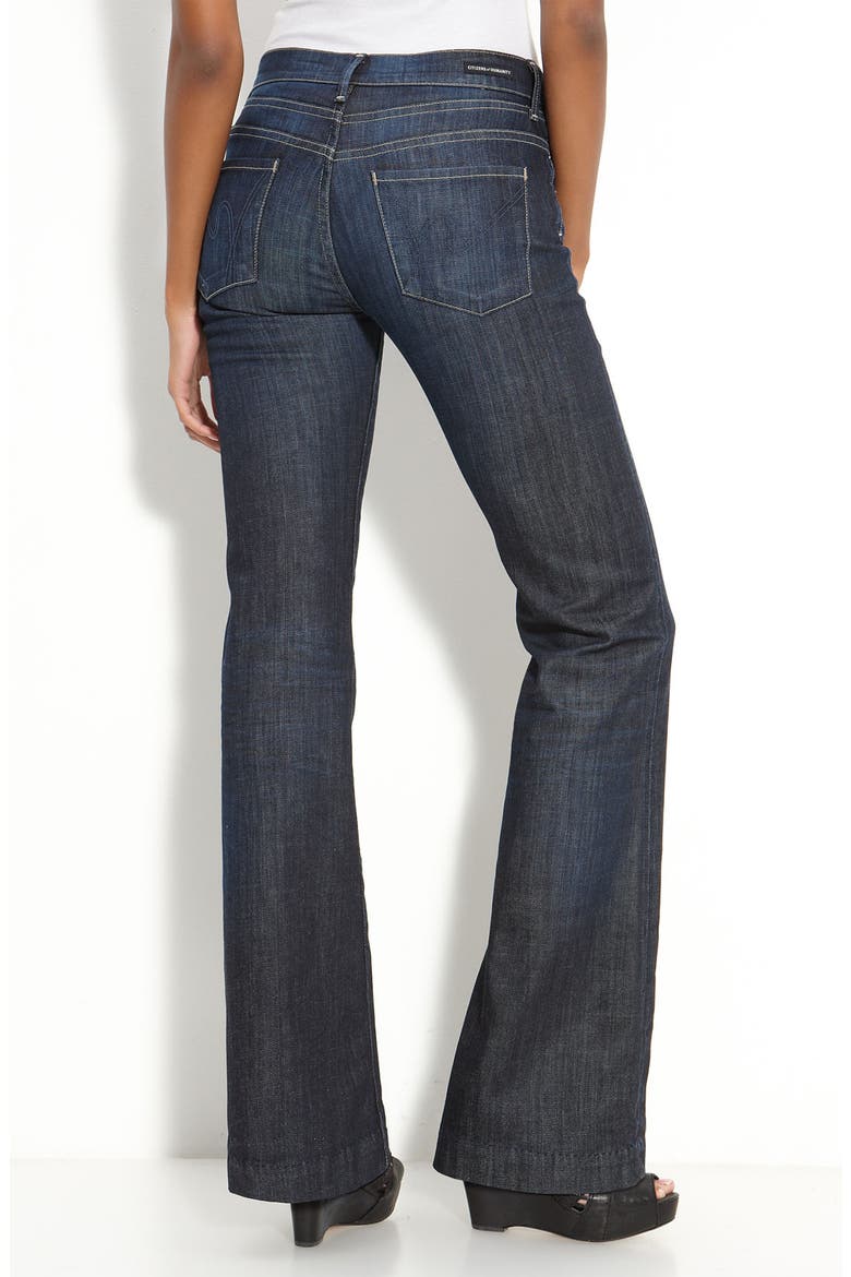 'Hutton' Wide Leg Stretch Denim Jeans, Main, color, PERSONAL