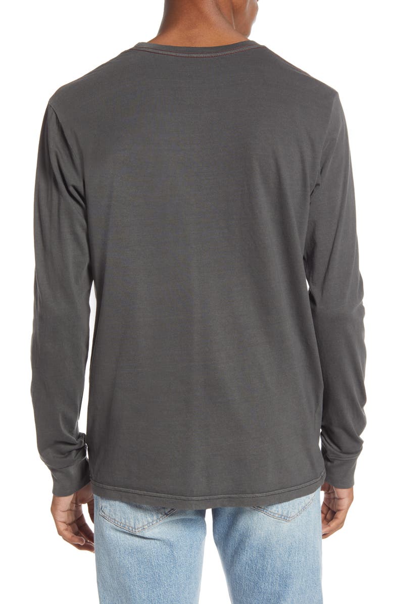RVCA Pigment Dyed Long Sleeve Pocket T-Shirt, Alternate, color,