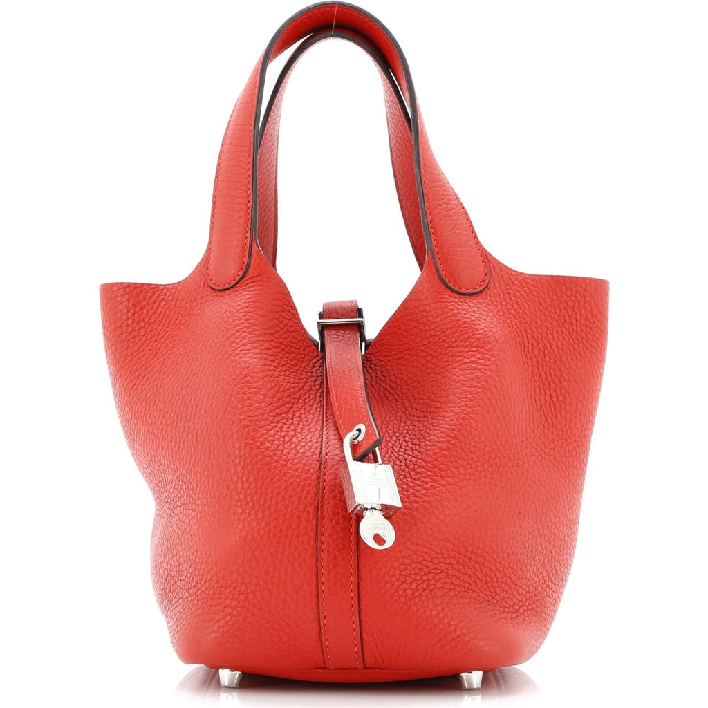 Pre-owned Hermes Hermes Picotin Lock Bag Clemence Pm