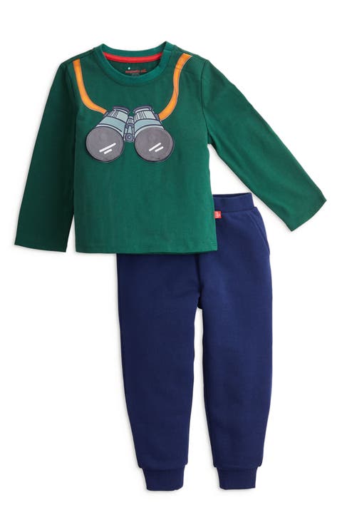 Kids' Peeka Pocket Two-Piece Top & Joggers Set