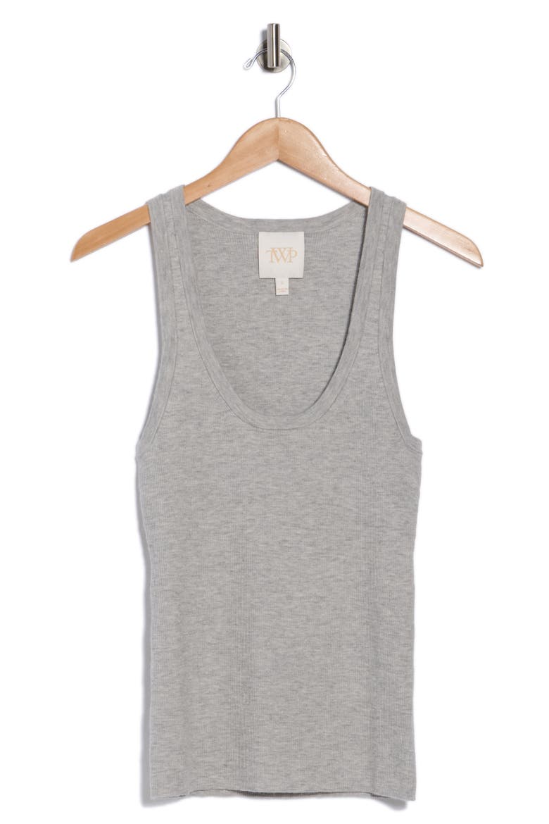 Perfect Tank Top, Main, color, LIGHT HEATHER GREY