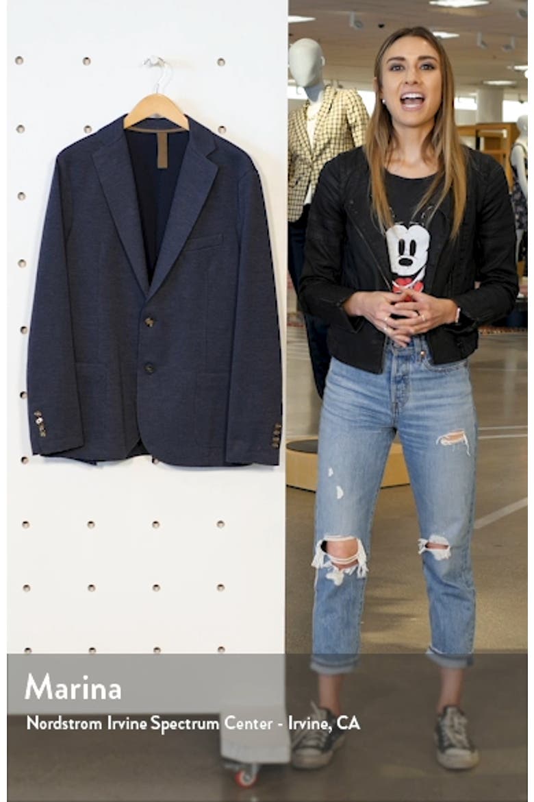 Slim Fit Jersey Sport Coat video