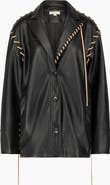 SAEMDI Milla Oversized Faux Leather Jacket