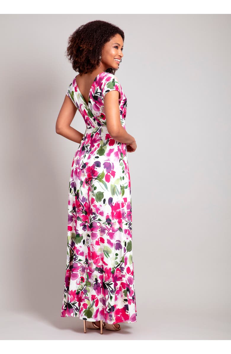 Alie Street London Sophia Maxi Dress Petite, Alternate, color, Fuchsia Florals