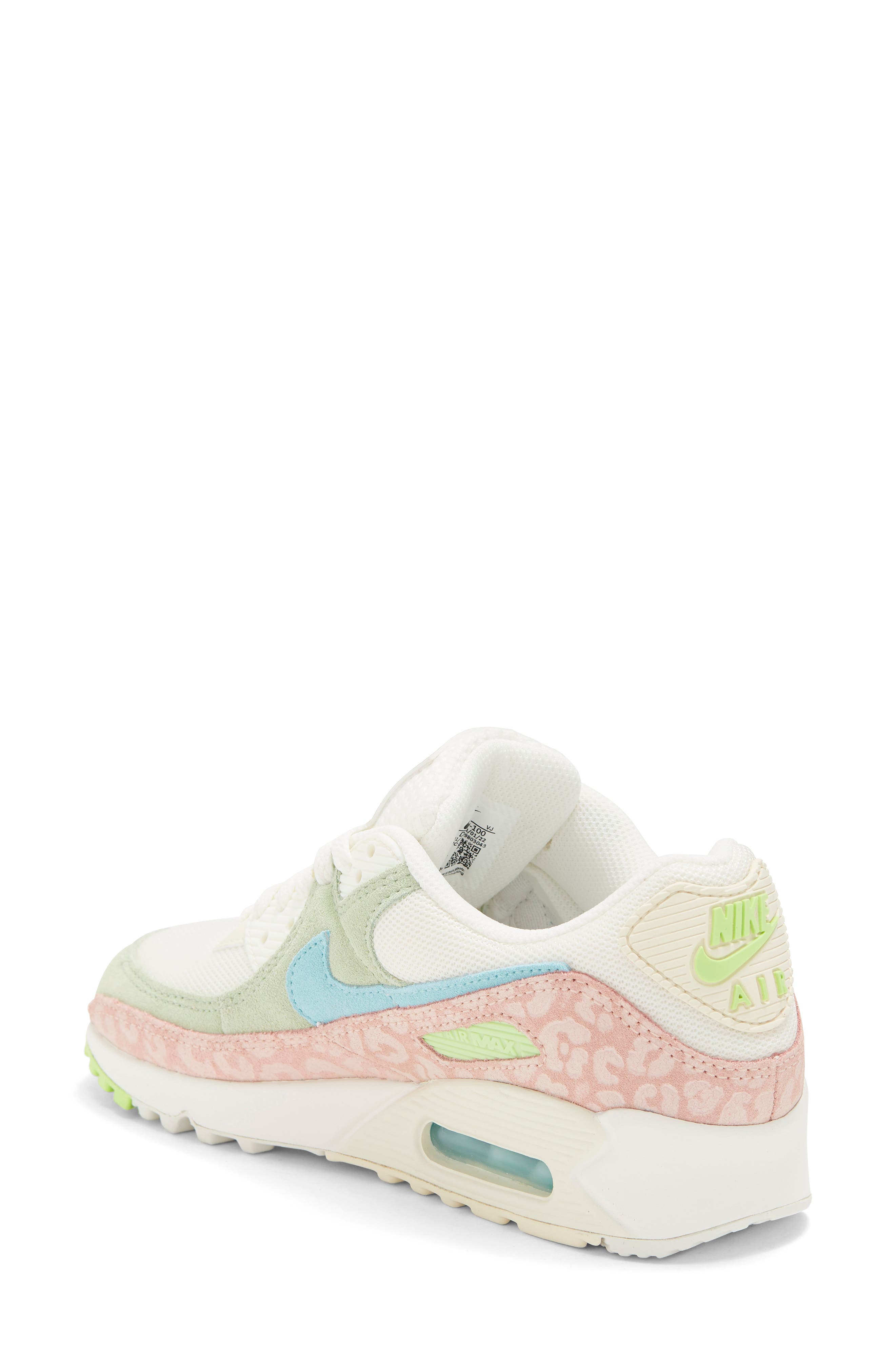 Air Max 90 Sneaker, Alternate, color, SAIL/ COPA/ HONEYDEW/ ORANGE