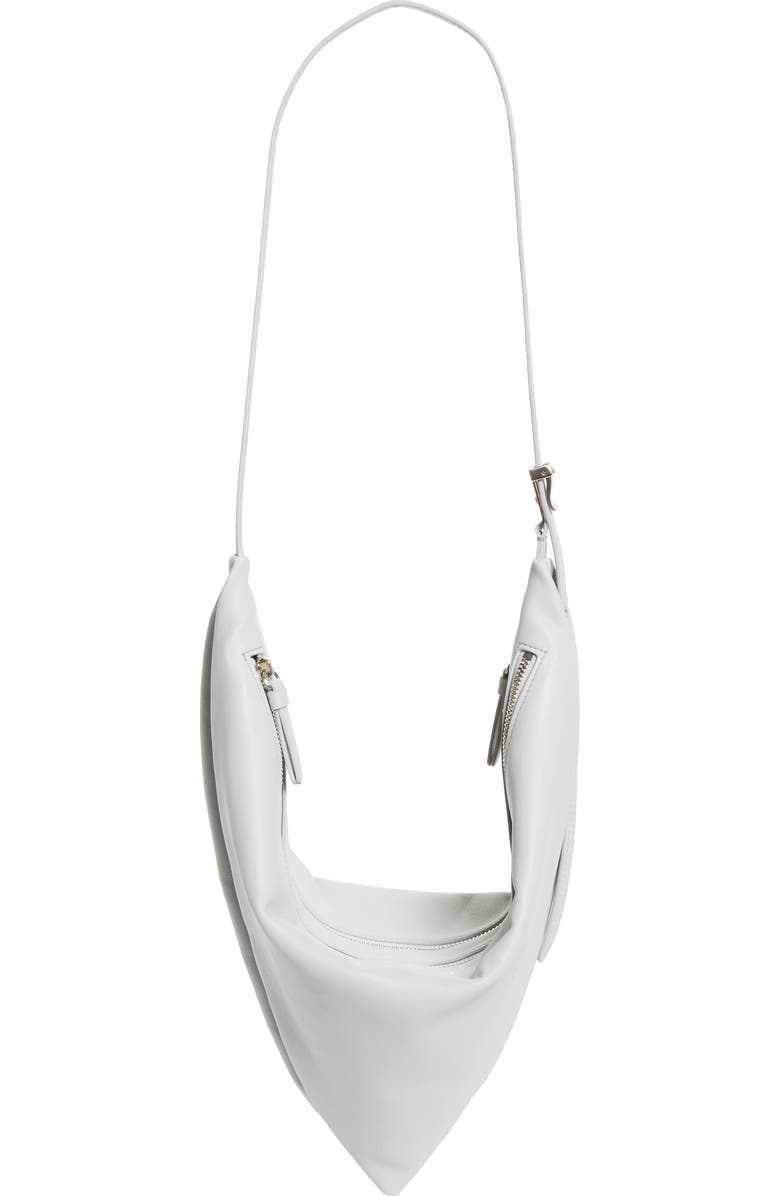 Proenza Schouler Tetra Leather Shoulder Bag, Alternate, color, Smoke