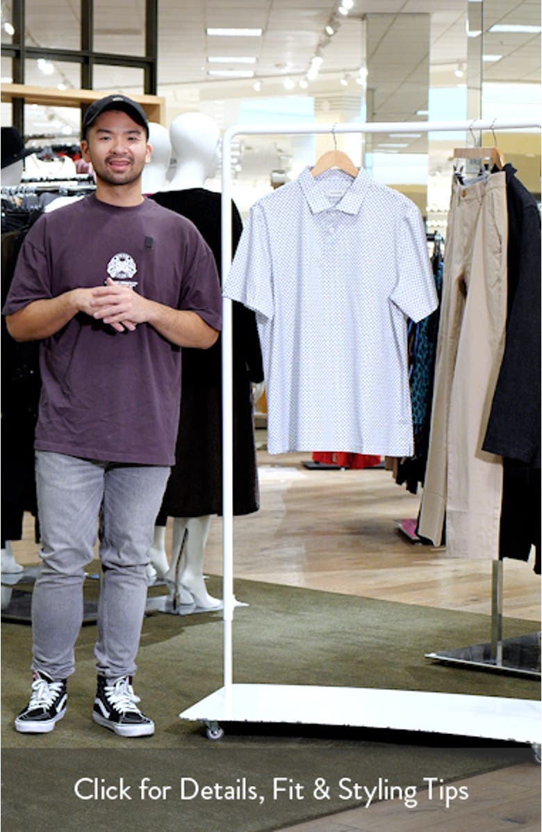 Victor OoohCotton<sup>®</sup> Palm Tree Print Polo, sales video thumbnail