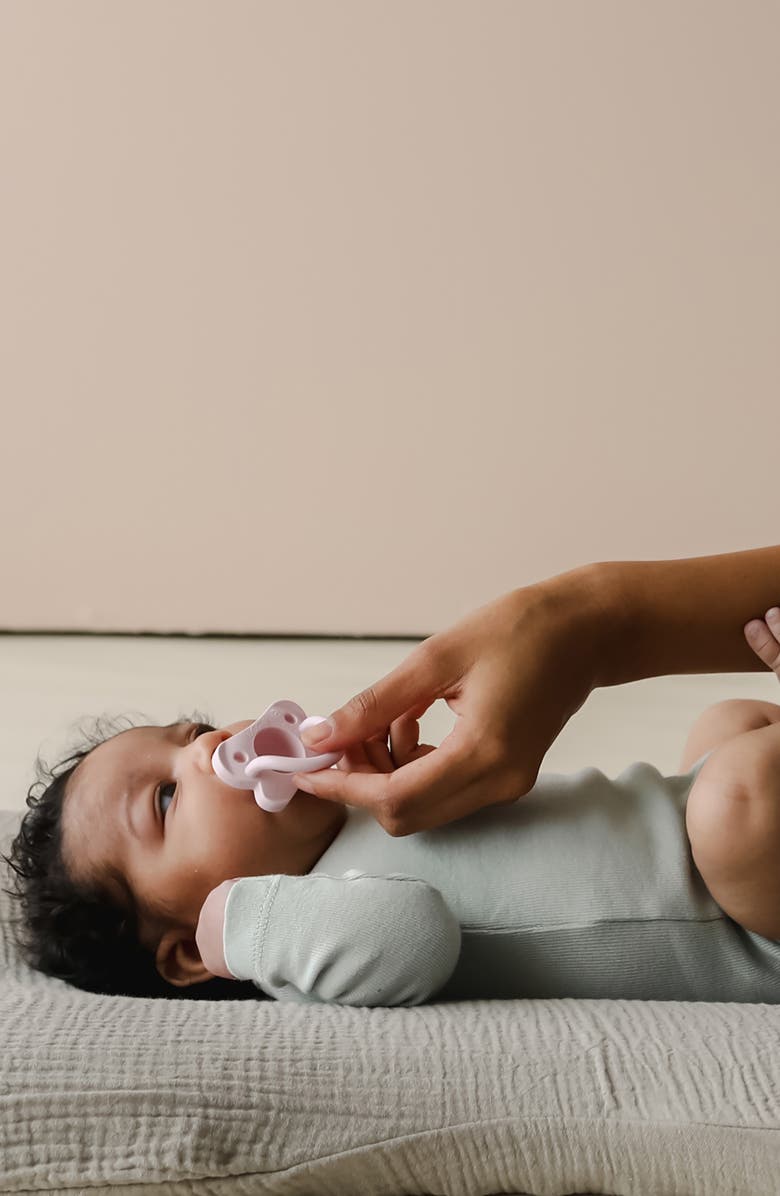 Snuggle Me Lounger Curve Muslin Cover, Alternate, color, Birch