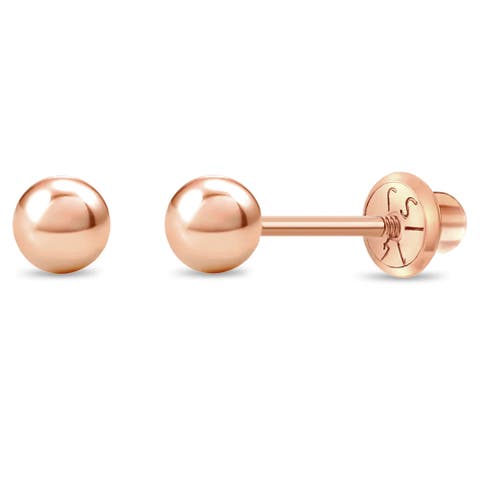 14k Classic Ball Earrings