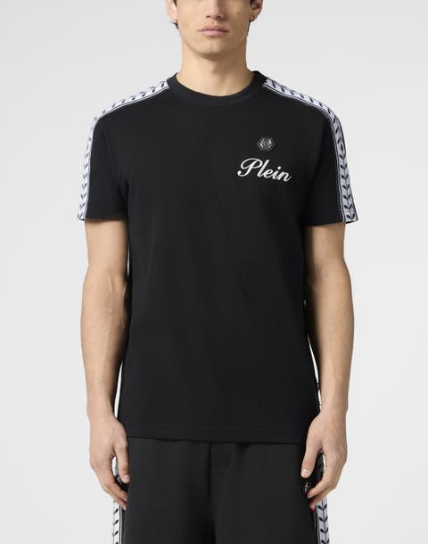 Piquet Round Neck T-Shirt Plein Tennis Men