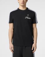 PHILIPP PLEIN Piquet Round Neck T-Shirt Plein Tennis Men