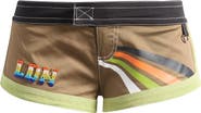 JADED LONDON LDN Beaded Micro Board Shorts