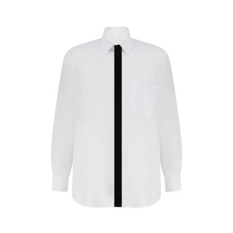Velvet Patch Long Sleeve Botton Up Shirt