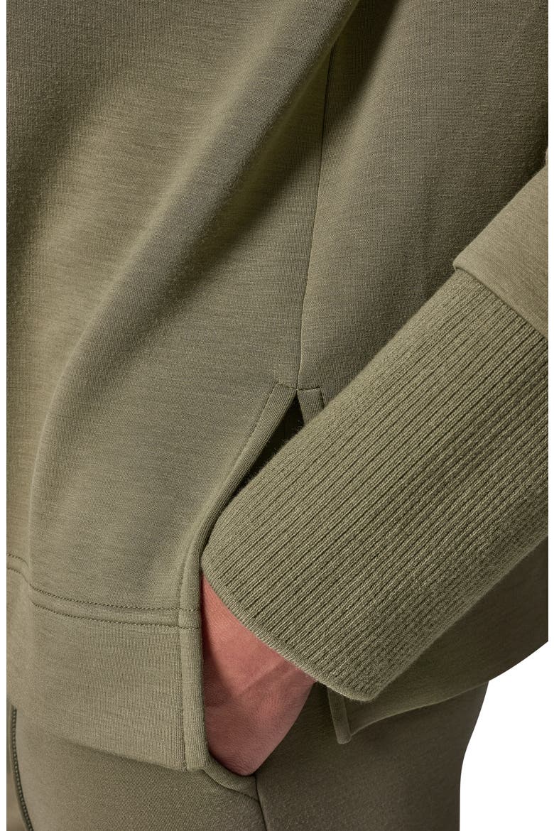 Jet Setter V-Neck Top, Alternate, color, SAGE