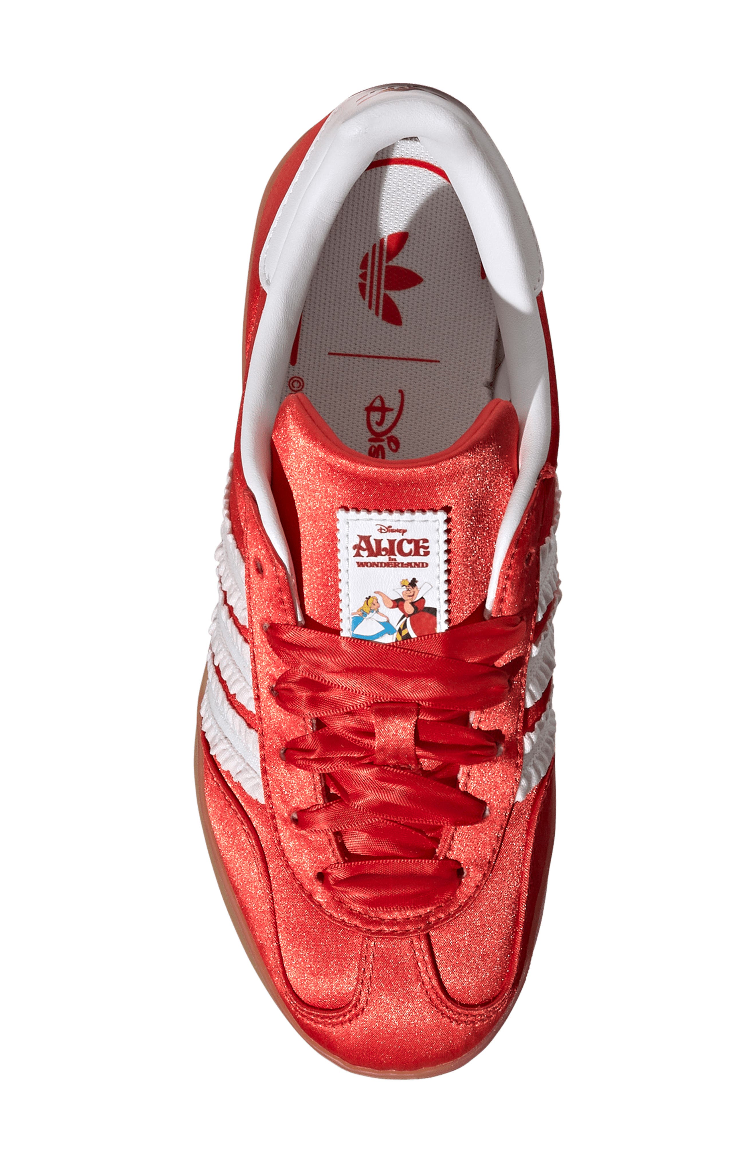 Kids' Gazelle Indoor Sneaker, Alternate, color, RED
