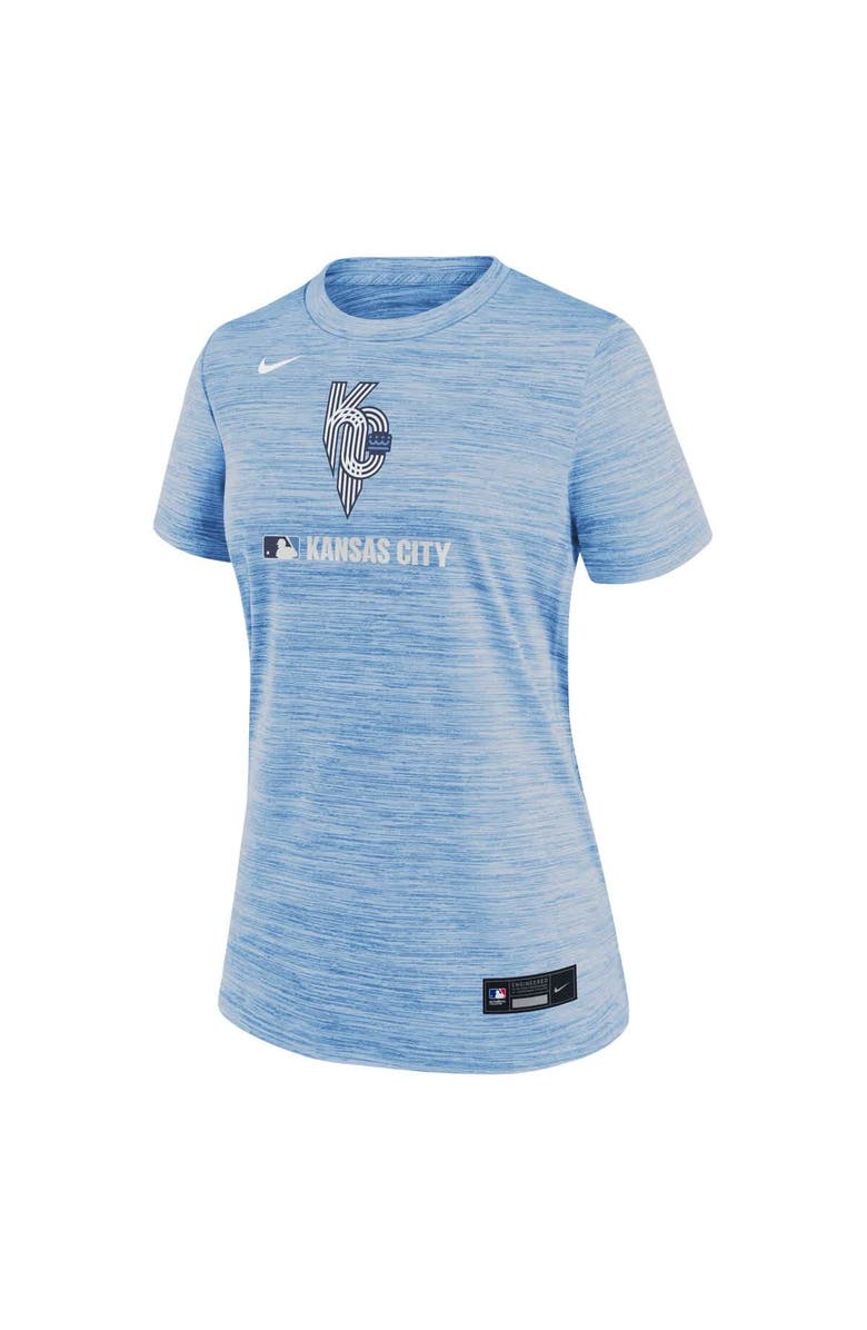 Nike Women's Nike Light Blue Kansas City Royals Authentic Collection City Connect Velocity Performance T-Shirt, Alternate, color, Light Blue