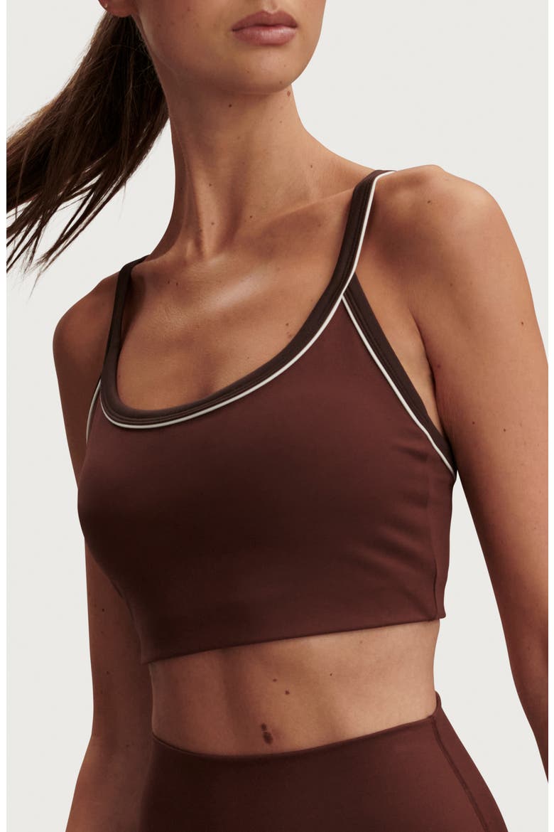 FreeSoft Piper Sports Bra, Alternate, color, BROWN STONE