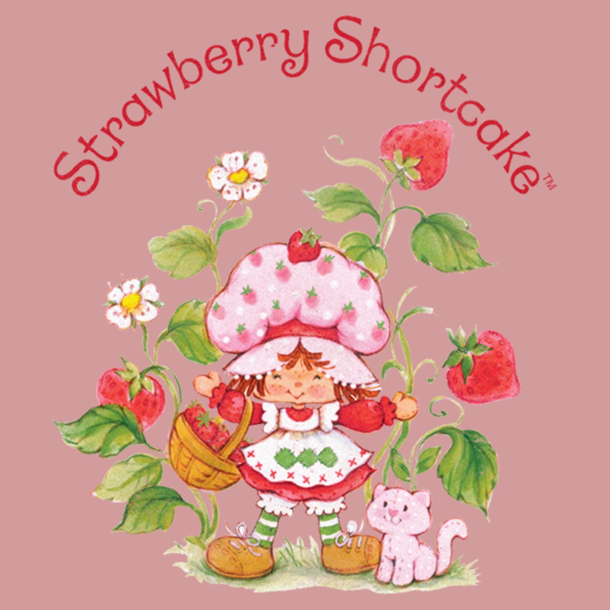 Women's Strawberry Shortcake Fruit Garden  Graphic T-Shirt - image 2
