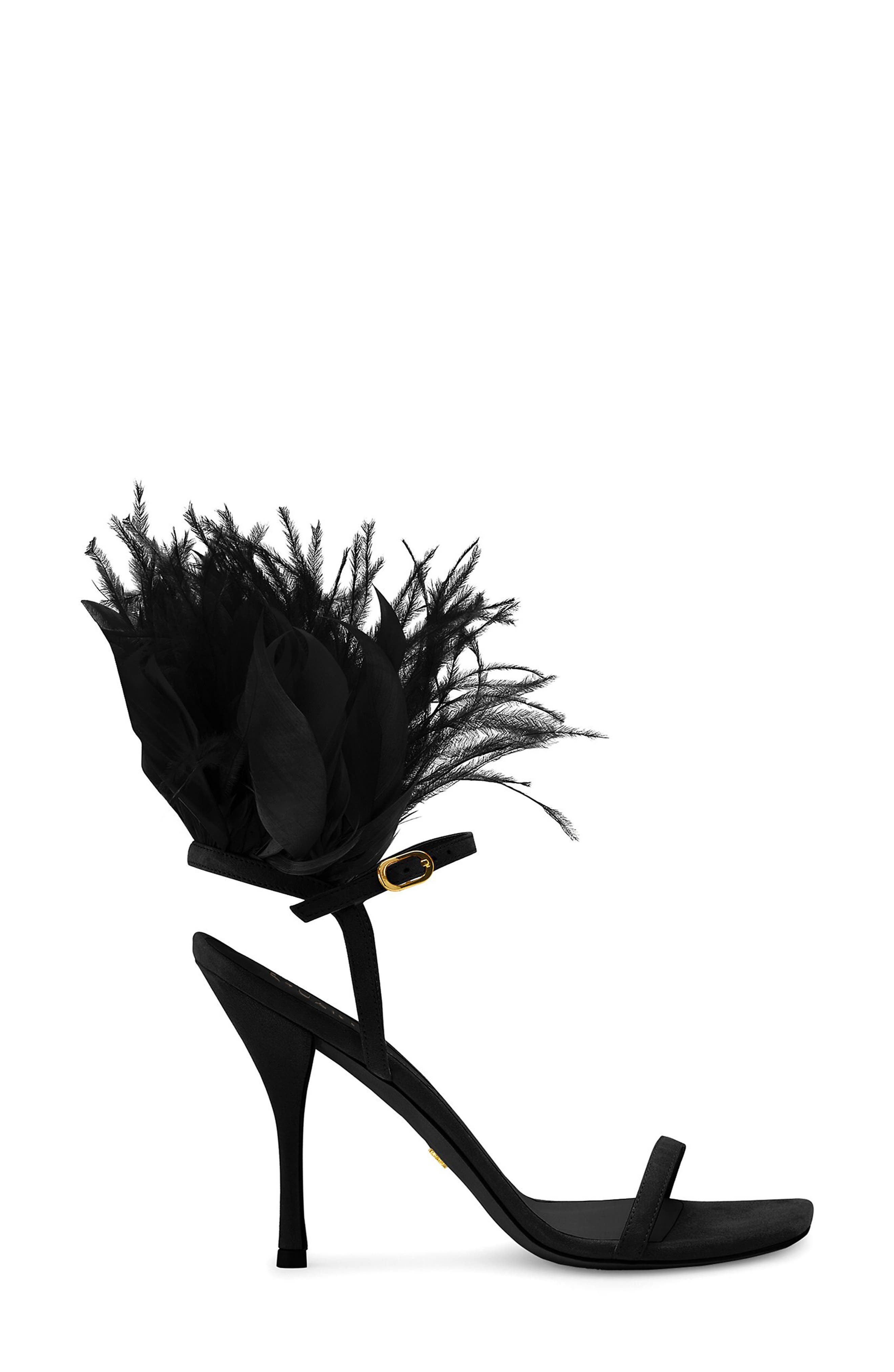 Stuart Weitzman Plume Sandal, Alternate, color, 