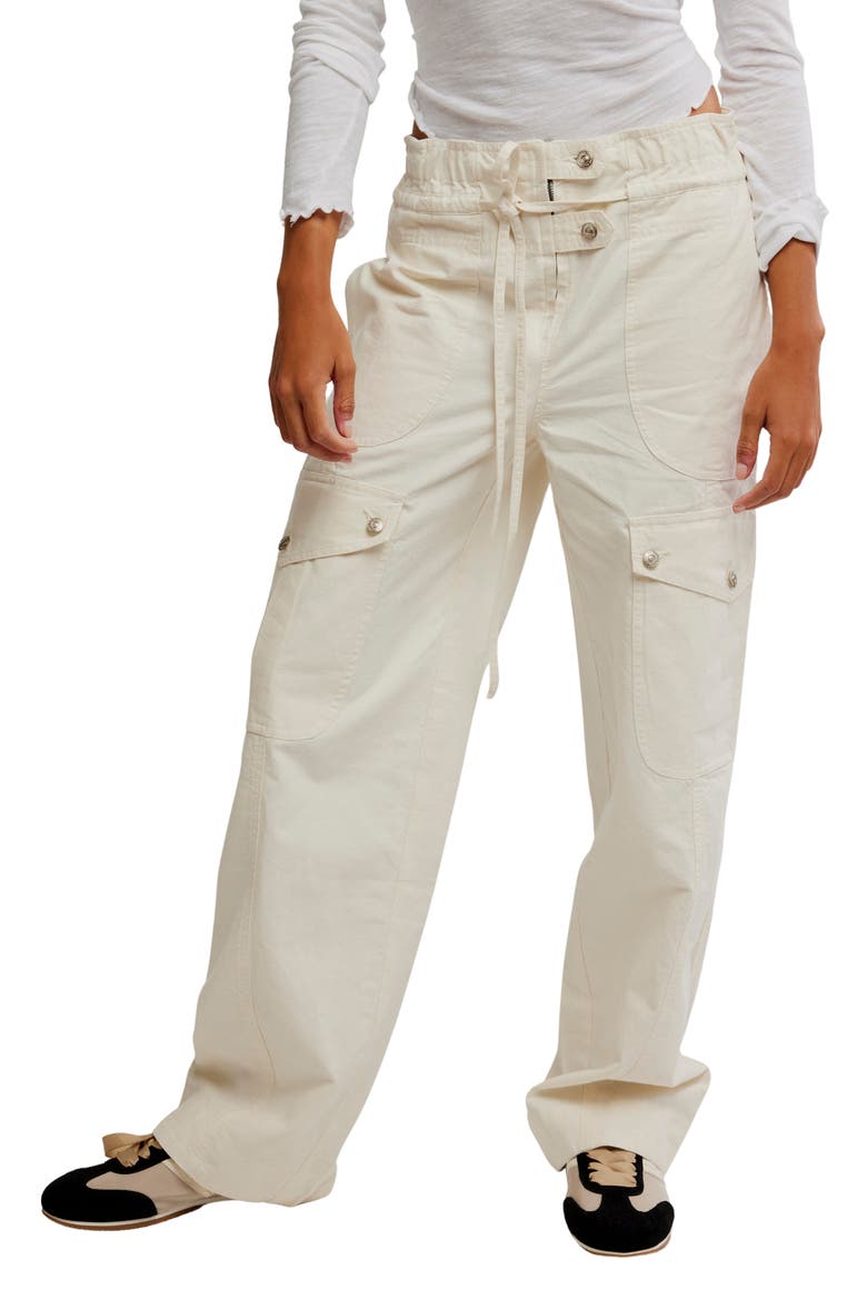Park Ave Cotton Cargo Pants, Main, color, IVORY
