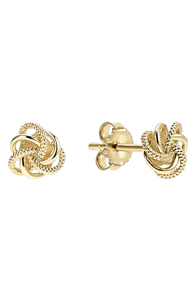 LAGOS Love Knot Stud Earrings, Alternate, color,