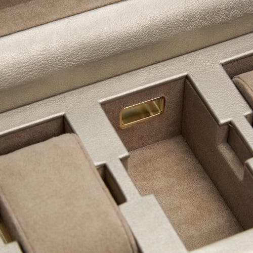 Wolf Palermo 6 Pc Watch Box In Pewter
