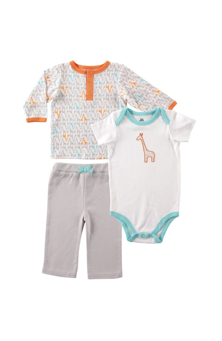 Yoga Sprout Cotton Newborn Essentials Collection for Baby, Main, color, Giraffe