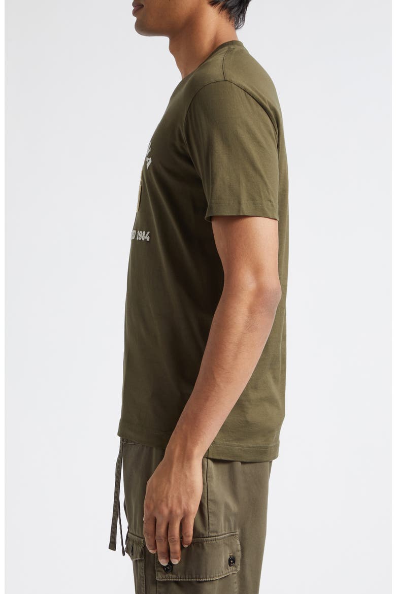 Logo Patch T-Shirt, Alternate, color, GRIGIO FANGO SCURO