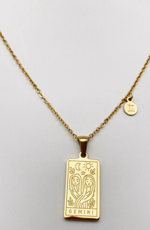 Zodiac Constellation Pendant Necklace