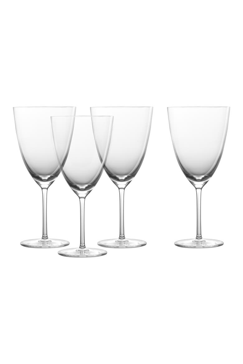Set of 4 Era Red Wine Glasses, Main, color, CLEAR