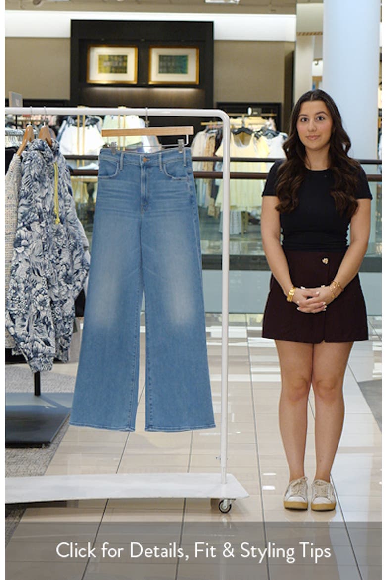 The Hustler Roller Sneak High Waist Wide Leg Jeans video
