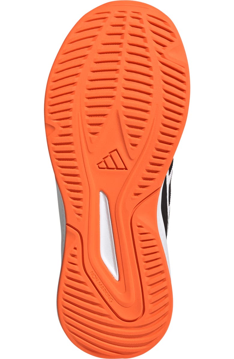 adidas Kids' Fortarun 4.0 Sneaker, Alternate, color, White/ Black/ Orange 2