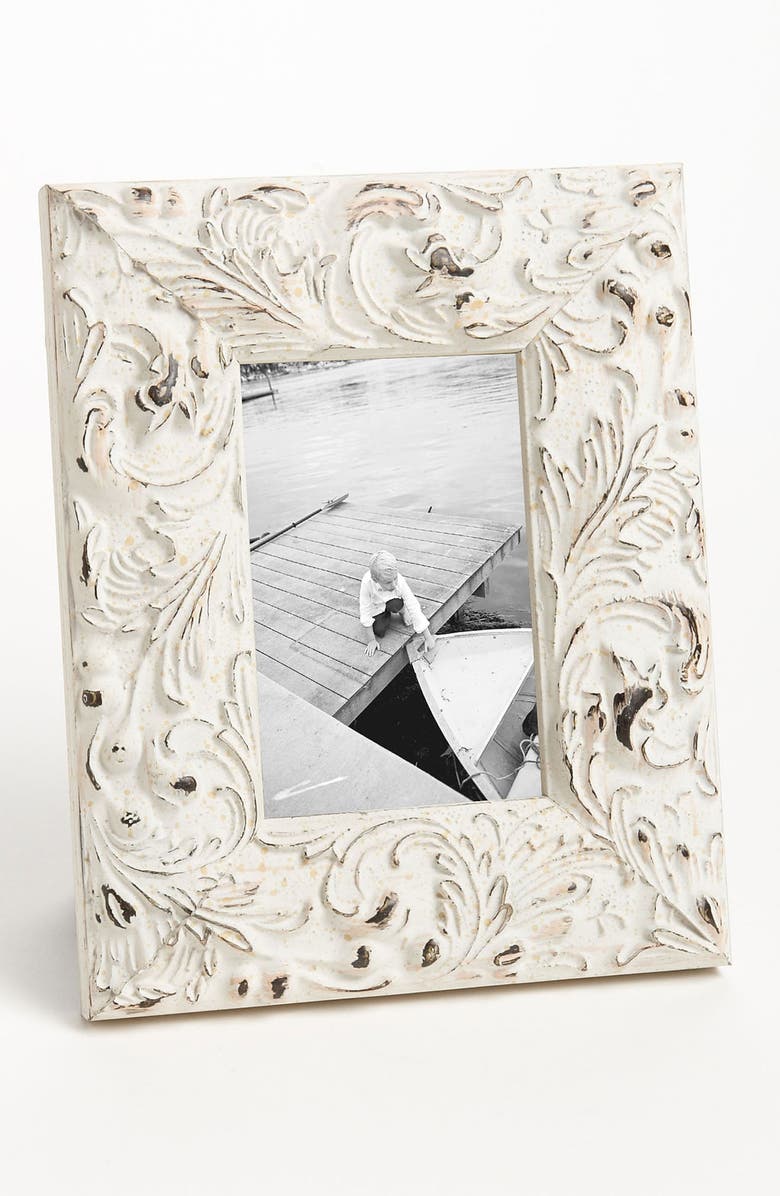 Elsa L Distressed Wood 4x6 Picture Frame, Main, color, 