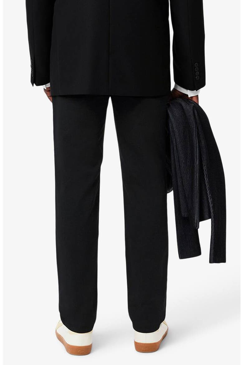 Slim Fit Stretch Cotton Chinos, Alternate, color, BLACK
