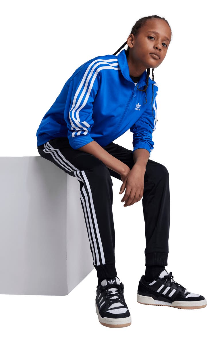 adidas Kids' Firebird Recycled Polyester Track Jacket, Alternate, color, Blue