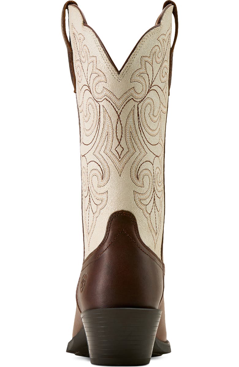 Ariat Round Up Square Toe Western Boot, Alternate, color, Vintage Caramel