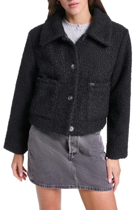 Cropped Bouclé Jacket