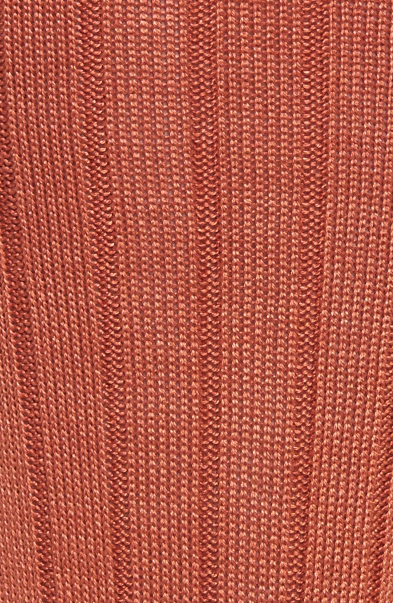 Gucci Logo Patch Rib Knee High Socks, Alternate, color, 