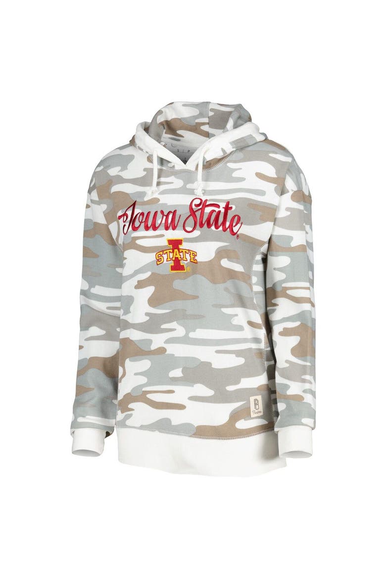 Women's Pressbox Camo Iowa State Cyclones San Pablo Pullover Hoodie, Alternate, color, Camo