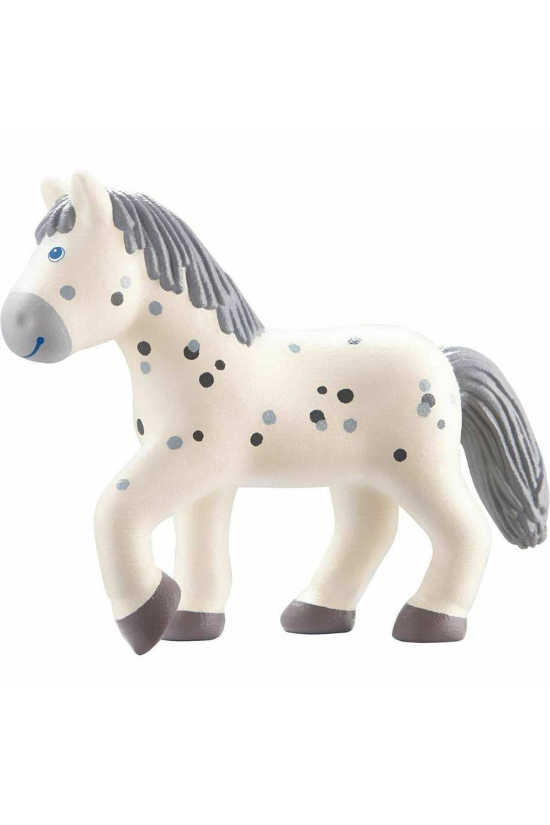 Little Friends Horse Pippa - 4.5" Dapple Grey Mare Toy Figure, Main, color, White Multi