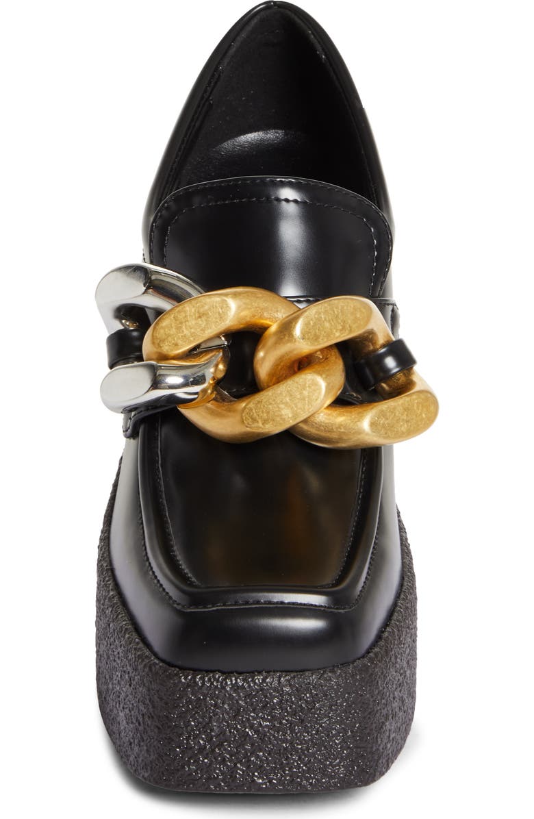 Stella McCartney Skya Chain Detail Platform Loafer, Alternate, color,